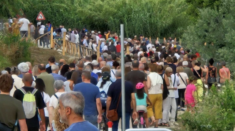 La strada ritrovata in Valle dei Casali