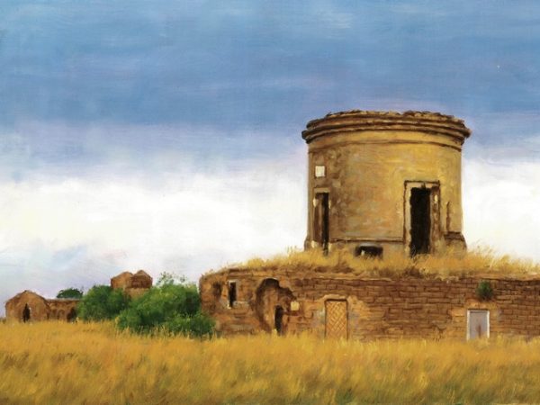 torre righetti olio su tela anonimo
